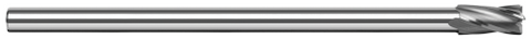 17620 4 FL - 0.3125" (5/16) Cutter DIA x 0.0150" (1/64) Radius x 0.4690" LOC  - Uncoated