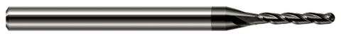 12835-C4 3 FL - 0.0350" Cutter DIA x 0.1750" LOC  - Amorphous Diamond Coated