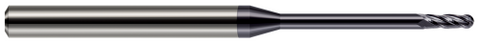 991193-C3 4 FL - 0.0930" (3/32) Cutter DIA x 0.2790" LOC x 1.1250" (1-1/8) Reach - AlTiN Coated