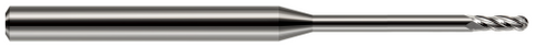 991193 4 FL - 0.0930" (3/32) Cutter DIA x 0.2790" LOC x 1.1250" (1-1/8) Reach - Uncoated