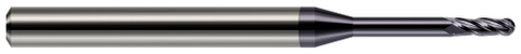 76916-C3 4 FL - 0.2500" (1/4) Cutter DIA x 0.7500" (3/4) LOC x 2.0000" (2) Reach - AlTiN Coated