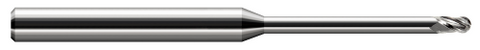 35655 3 FL - 0.0550" Cutter DIA x 0.0820" LOC x 0.6600" Reach - Uncoated
