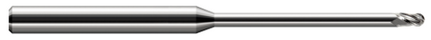 49220 3 FL - 0.0200" Cutter DIA x 0.0300" LOC x 0.3000" Reach - Uncoated