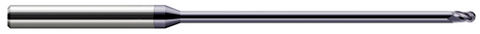 40178-C3 3 FL - 0.0780" (5/64) Cutter DIA x 0.1170" LOC x 1.9500" Reach - AlTiN Coated