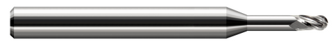 33422 3 FL - 0.0220" Cutter DIA x 0.0330" LOC x 0.1100" Reach - Uncoated