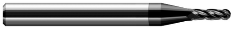 74030-C4 2 FL - 0.0300" Cutter DIA x 0.0900" LOC  - Amorphous Diamond Coated