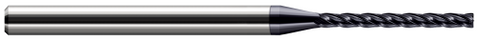 849293-C3 4 FL - 0.0930" (3/32) Cutter DIA x 0.0100" Radius x 0.9500" LOC  - AlTiN Coated