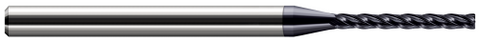 933615-C3 4 FL - 0.0150" (1/64) Cutter DIA x 0.0030" Radius x 0.1250" (1/8) LOC  - AlTiN Coated