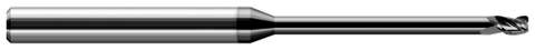 39447-C4 3 FL - 0.0470" (3/64) Cutter DIA x 0.0050" Radius x 0.0700" LOC x 0.5700" Reach - Amorphous Diamond Coated
