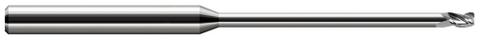 947847 3 FL - 0.0470" (3/64) Cutter DIA x 0.0100" Radius x 0.0700" LOC x 0.7100" Reach - Uncoated