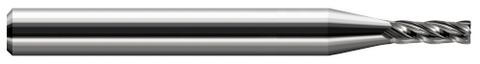 831740 3 FL - 0.3750" (3/8) Cutter DIA x 0.0400" Radius x 1.0000" (1) LOC  - Uncoated