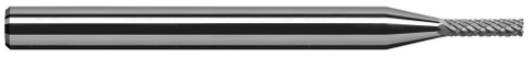 60715 6 RH Teeth, 3 LH Teeth - 0.0150" (1/64) Cutter DIA x 0.0450" LOC  - Uncoated