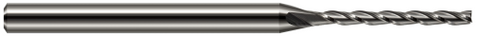951362 3 FL - 0.0620" (1/16) Cutter DIA x 0.6250" (5/8) LOC  - Uncoated