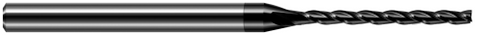 35893-C4 3 FL - 0.0930" (3/32) Cutter DIA x 1.4000" LOC  - Amorphous Diamond Coated