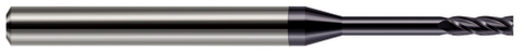 76231-C3 2 FL - 0.0310" (1/32) Cutter DIA x 0.0930" (3/32) LOC x 0.2790" Reach - AlTiN Coated