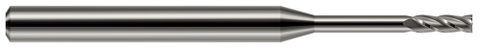 76235 2 FL - 0.0350" Cutter DIA x 0.1050" LOC x 0.3150" Reach - Uncoated