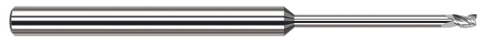 839362 3 FL - 0.0620" (1/16) Cutter DIA x 0.0930" (3/32) LOC x 0.8000" Reach - Uncoated