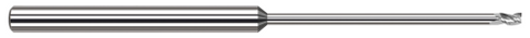 58412 3 FL - 0.1875" (3/16) Cutter DIA x 0.2810" (9/32) LOC x 3.7500" (3-3/4) Reach - Uncoated