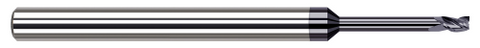 34624-C3 3 FL - 0.0240" Cutter DIA x 0.0360" LOC x 0.1920" Reach - AlTiN Coated