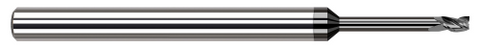 34655-C4 3 FL - 0.0550" Cutter DIA x 0.0830" LOC x 0.4500" Reach - Amorphous Diamond Coated