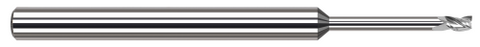 846831 3 FL - 0.0310" (1/32) Cutter DIA x 0.0460" LOC x 0.2810" (9/32) Reach - Uncoated