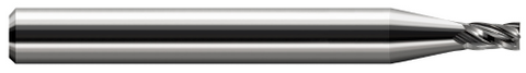 14007 4 FL - 0.0070" Cutter DIA x 0.0100" LOC  - Uncoated