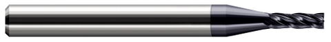 73031-C3 4 FL - 0.0310" (1/32) Cutter DIA x 0.0930" (3/32) LOC  - AlTiN Coated
