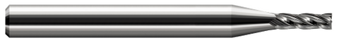73017 4 FL - 0.0170" Cutter DIA x 0.0510" LOC  - Uncoated