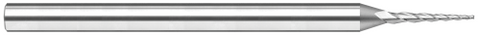 20515 Harvey Tool .015 D x 0.5 DEG CARB TAPERED EM