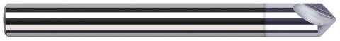 854415-C8 0.1250" (1/8) Shank DIA x 0.0100" Radius x 30° included  - 2 FL - TiB2 Coated