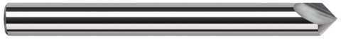 918645 0.2500" (1/4) Shank DIA x 90° included  - 2 FL - Uncoated