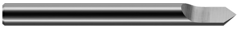 999716 0.2500" (1/4) Shank DIA x 20° included  - 1 FL - Uncoated