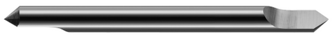 975112 0.2500" (1/4) Shank DIA x 90° included  DE - 1 FL - Uncoated