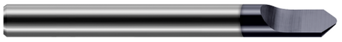 48830-C3 0.2500" (1/4) Shank DIA x 0.0100" Radius x 30° included  - 1 FL - AlTiN Coated