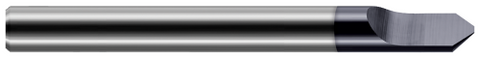 27630-C3 0.2500" (1/4) Shank DIA x 0.0300" Flat x 60° included  - 1 FL - AlTiN Coated