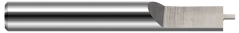 827260 0.1875" (3/16) Shank DIA x 0.0600" Flat x 0° included  - 1 FL - Uncoated