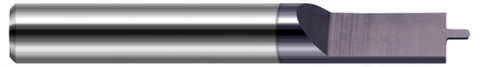 832708-C3 0.1875" (3/16) Shank DIA x 0.0625" (1/16) Radius x 0° included  - 1 FL - AlTiN Coated