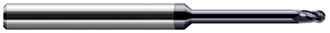 887316-C6 4 FL - 0.2500" (1/4) Cutter DIA x 0.3750" (3/8) LOC x 2.5000" (2-1/2) Reach - AlTiN Nano Coated