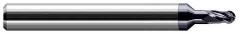 929108-C6 4 FL - 0.1250" (1/8) Cutter DIA x 0.1870" (3/16) LOC x 0.3750" (3/8) Reach - AlTiN Nano Coated