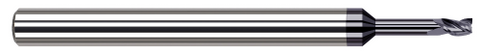 985315-C6 3 FL - 0.0150" (1/64) Cutter DIA x 0.0230" LOC x 0.0780" (5/64) Reach - AlTiN Nano Coated