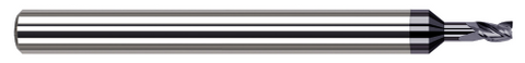 927393-C3 3 FL - 0.0930" (3/32) Cutter DIA x 0.1400" (9/64) LOC x 0.2790" Reach - AlTiN Coated