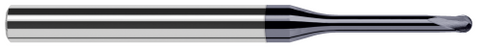 32015-C6 2 FL - 0.0150" (1/64) Cutter DIA x 0.0120" LOC x 0.1250" (1/8) Reach - AlTiN Nano Coated