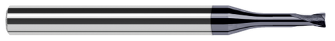938747-C6 4 FL - 0.0470" (3/64) Cutter DIA x 0.0080" Radius x 0.0380" LOC x 0.1410" Reach - AlTiN Nano Coated