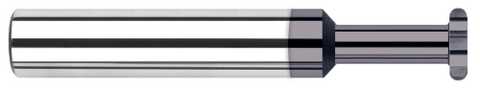 67507-C3 0.1250" (1/8) Cutter DIA x 0.0075" Radius x 0.1870" (3/16) Neck Length - Standard Slotting - 6 FL - AlTiN Coated