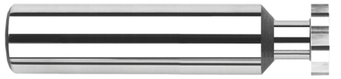 985260 0.5000" (1/2) Cutter DIA x 0.1250" (1/8) Width x 0.1560" (5/32) Neck Length - Max Slotting - 12 FL - Uncoated