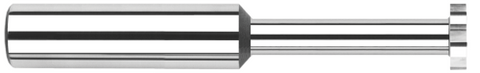 43745 0.1875" (3/16) Cutter DIA x 0.0450" Width x 0.5620" (9/16) Neck Length - Standard Slotting - 6 FL - Uncoated