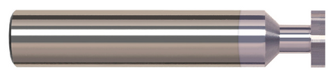 917530-C8 0.5000" (1/2) Cutter DIA x 0.0620" (1/16) Width x 0.2500" (1/4) Neck Length - Deep Slotting - 6 FL - TiB2 Coated