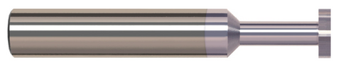 962962-C8 0.1250" (1/8) Cutter DIA x 0.0620" (1/16) Width x 0.1870" (3/16) Neck Length - Standard Slotting - 4 FL - TiB2 Coated
