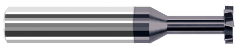 907062-C3 0.1875" (3/16) Cutter DIA x 0.0620" (1/16) Width x 0.2810" (9/32) Neck Length - Standard Slotting - 6 FL - AlTiN Coated