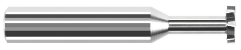 904980 0.6250" (5/8) Cutter DIA x 0.2500" (1/4) Width x 0.9380" Neck Length - Standard Slotting - 8 FL - Uncoated